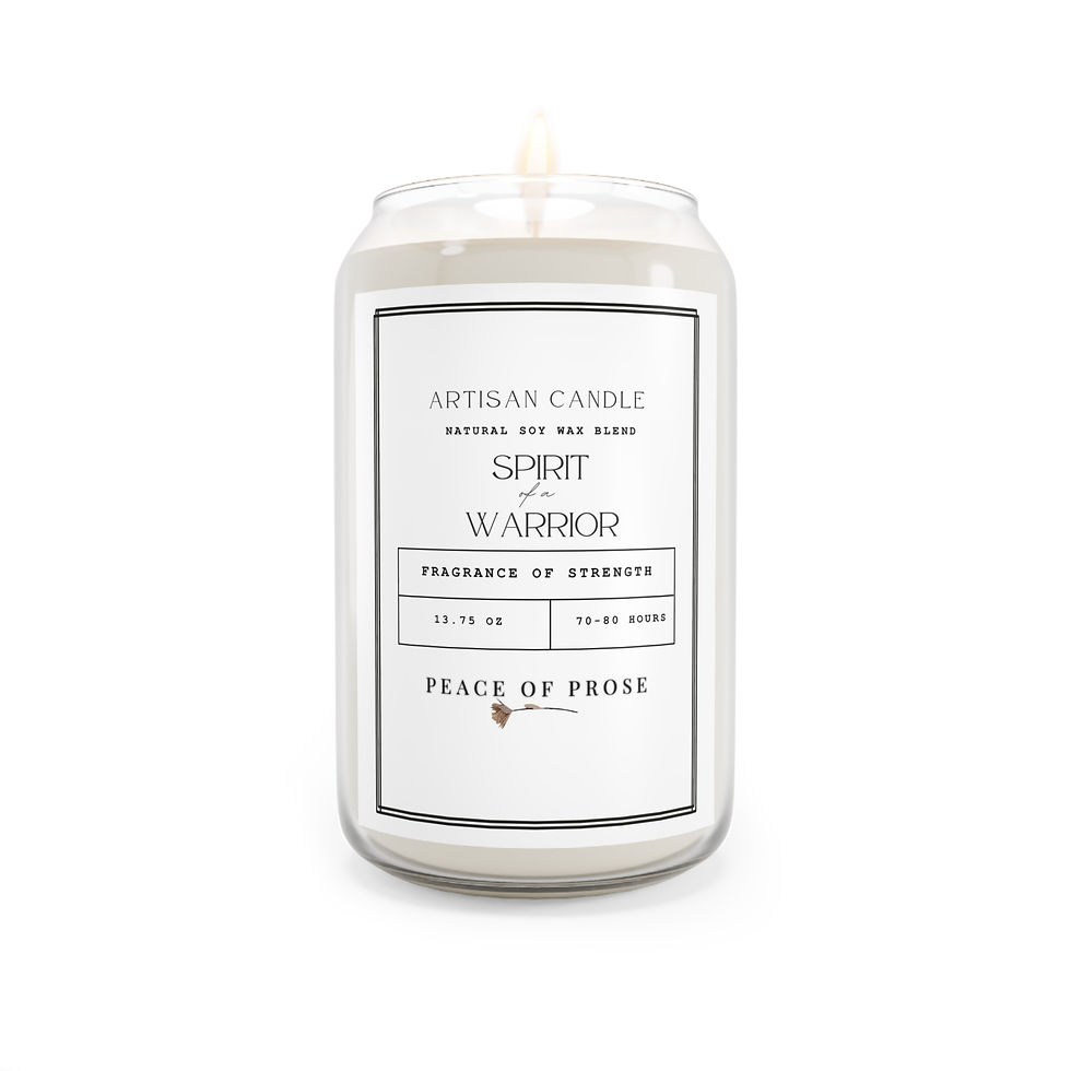 Thumbnail: "Spirit of a Warrior" Scented Candle, 13.75oz