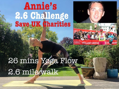 Annie's 2.6 DUO CHALLENGE to Save UK's Charities