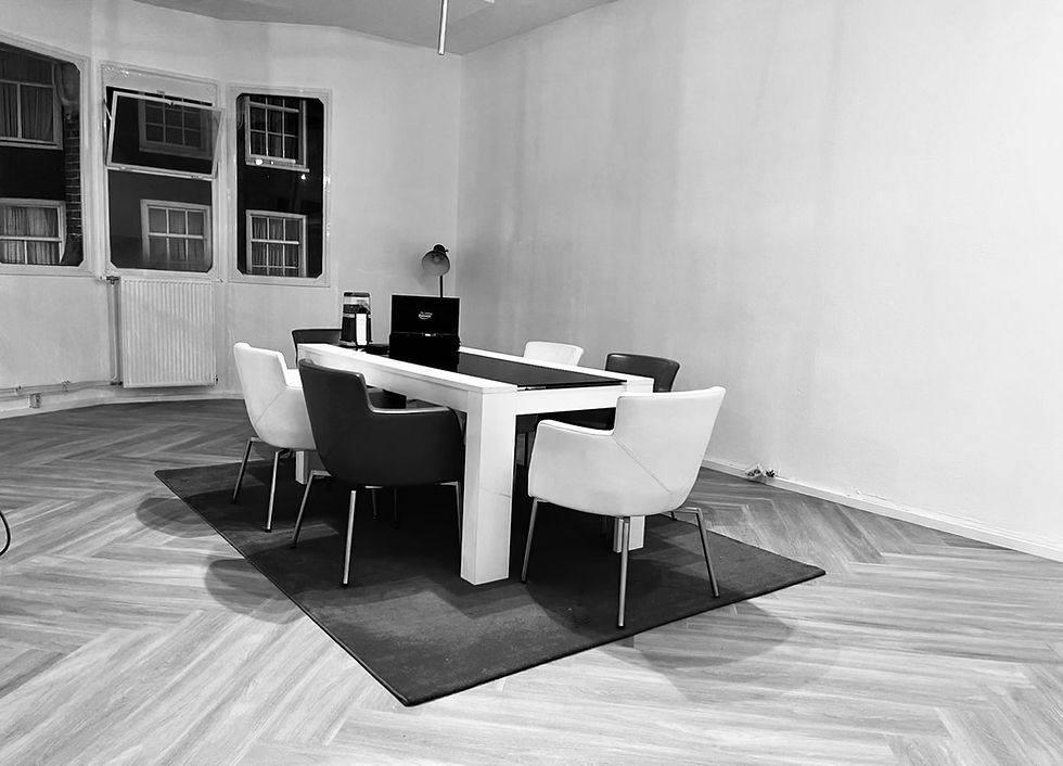 Podcast setting uitzicht Rembrandtplein