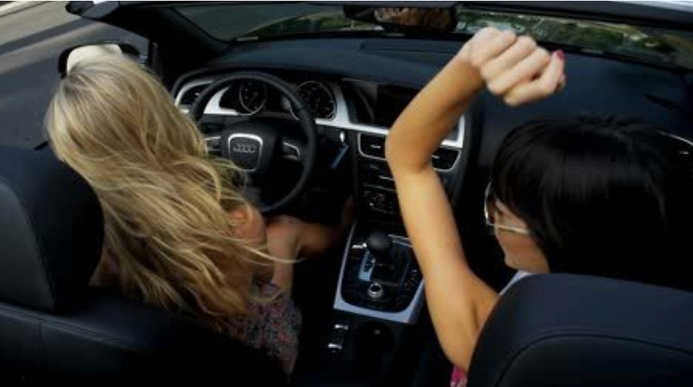 Teen girls are driving around (Photograph: Pinterest)