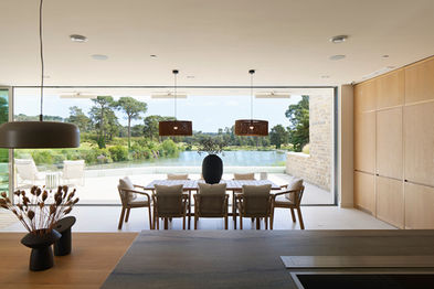 Table over lake