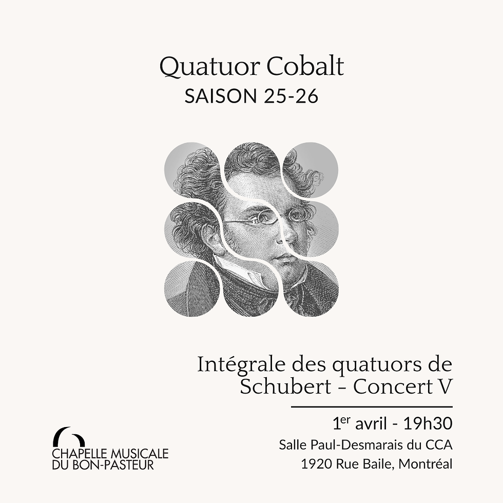 Chapelle musicale du Bon-Pasteur - L'Intégrale Schubert V