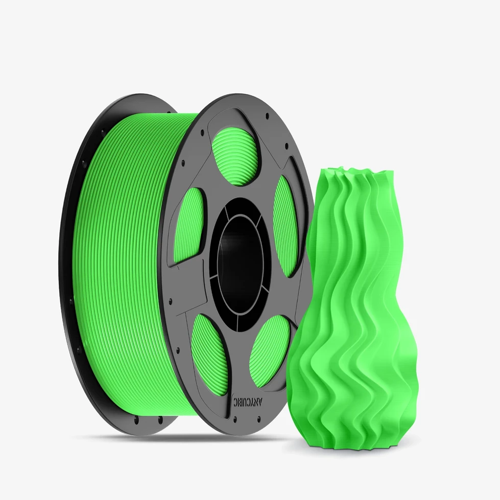 Filamento para impresion 3D Anycubic PLA básico color verde flash