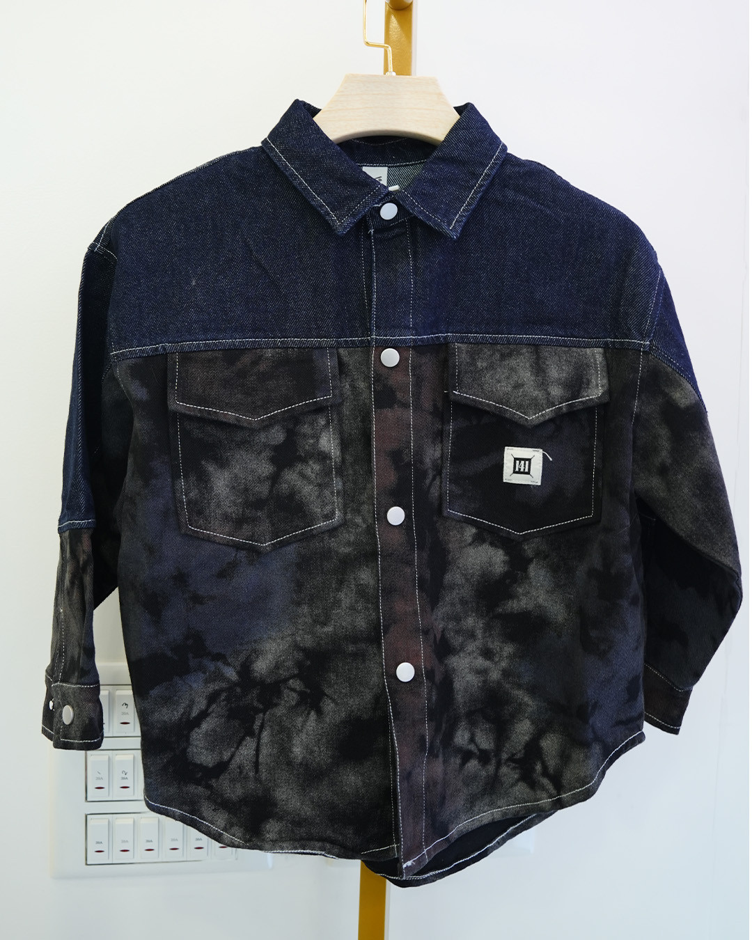 Tie-Dye Denim Jacket
