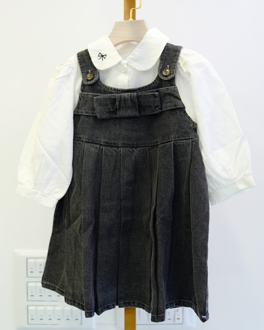 Cotton Pinafore Dress