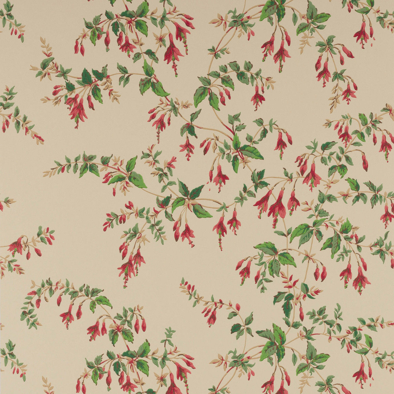 Swatch Colefax & Fowler Fuchsia wallpaper W7018-04