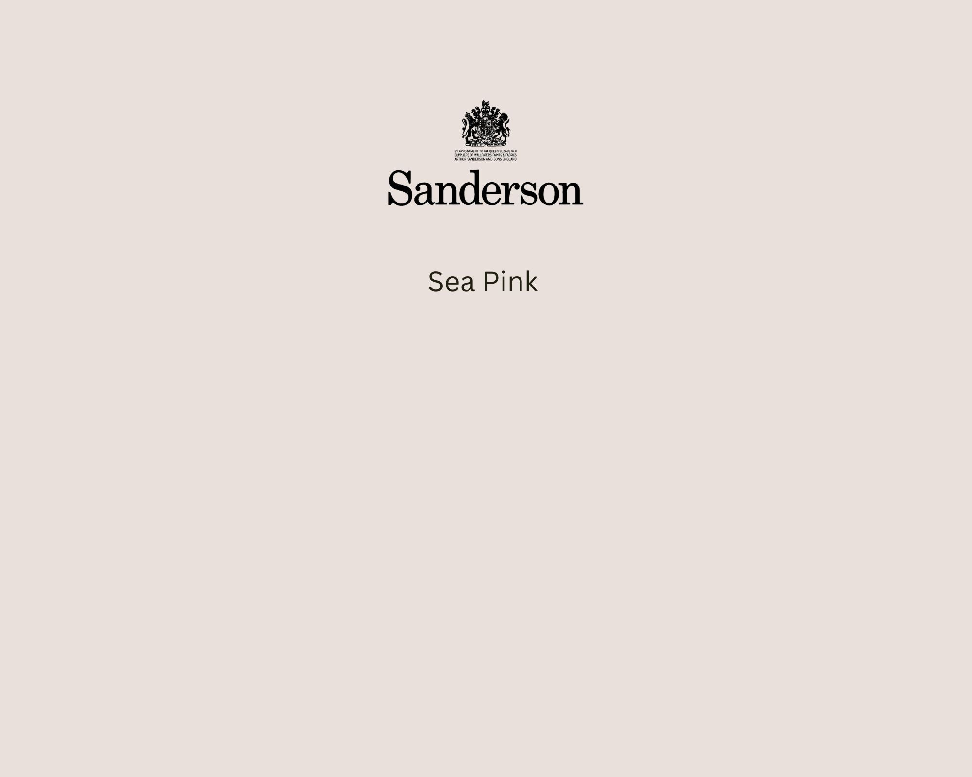 Sanderson Sea Pink Paint Swatch - Pure Paint
