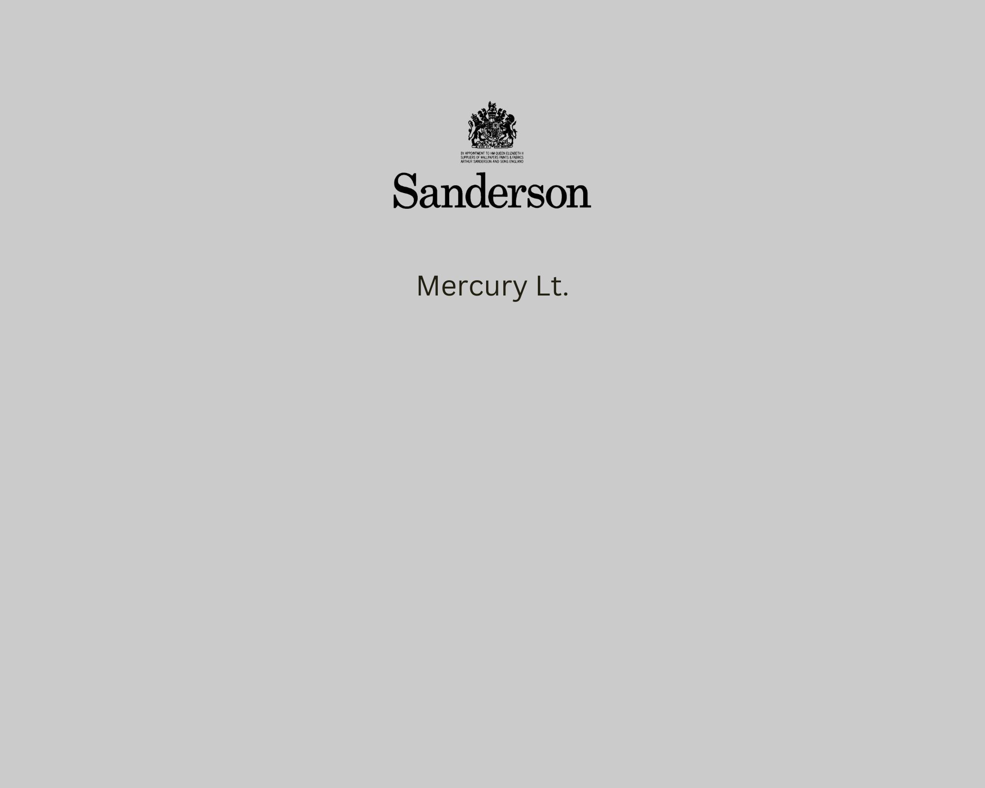 Sanderson Mercury Lt. Paint Swatch - Pure Paint