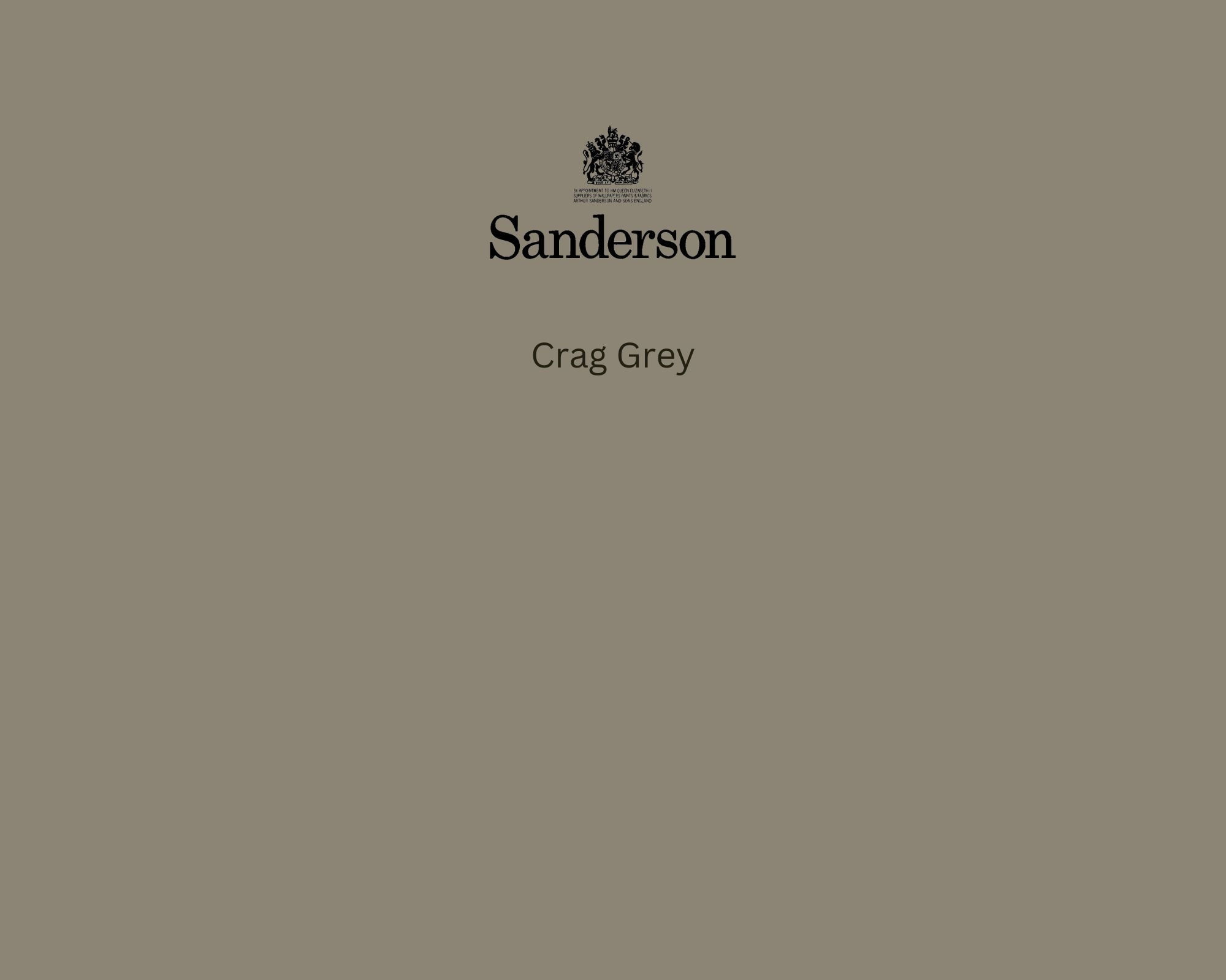 Sanderson Crag Grey Paint Swatch - Pure Paint