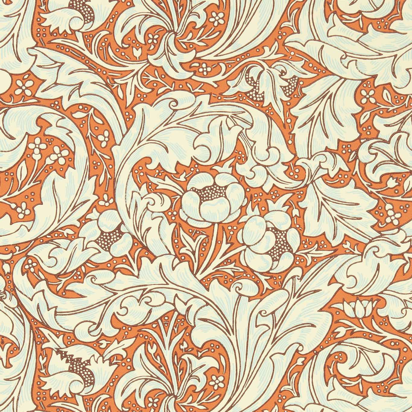 William Morris Bachelors Button Wallpaper