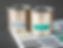 A close-up photo of two Zoffany paint tins with one tin slightly open, revealing its paint color. In front of the tins, an open Zoffany paint chart displays a range of color swatches. The paint tins and chart are available from Pure Paint and Wallpaper, showcasing the variety of colors and finishes offered by Zoffany.