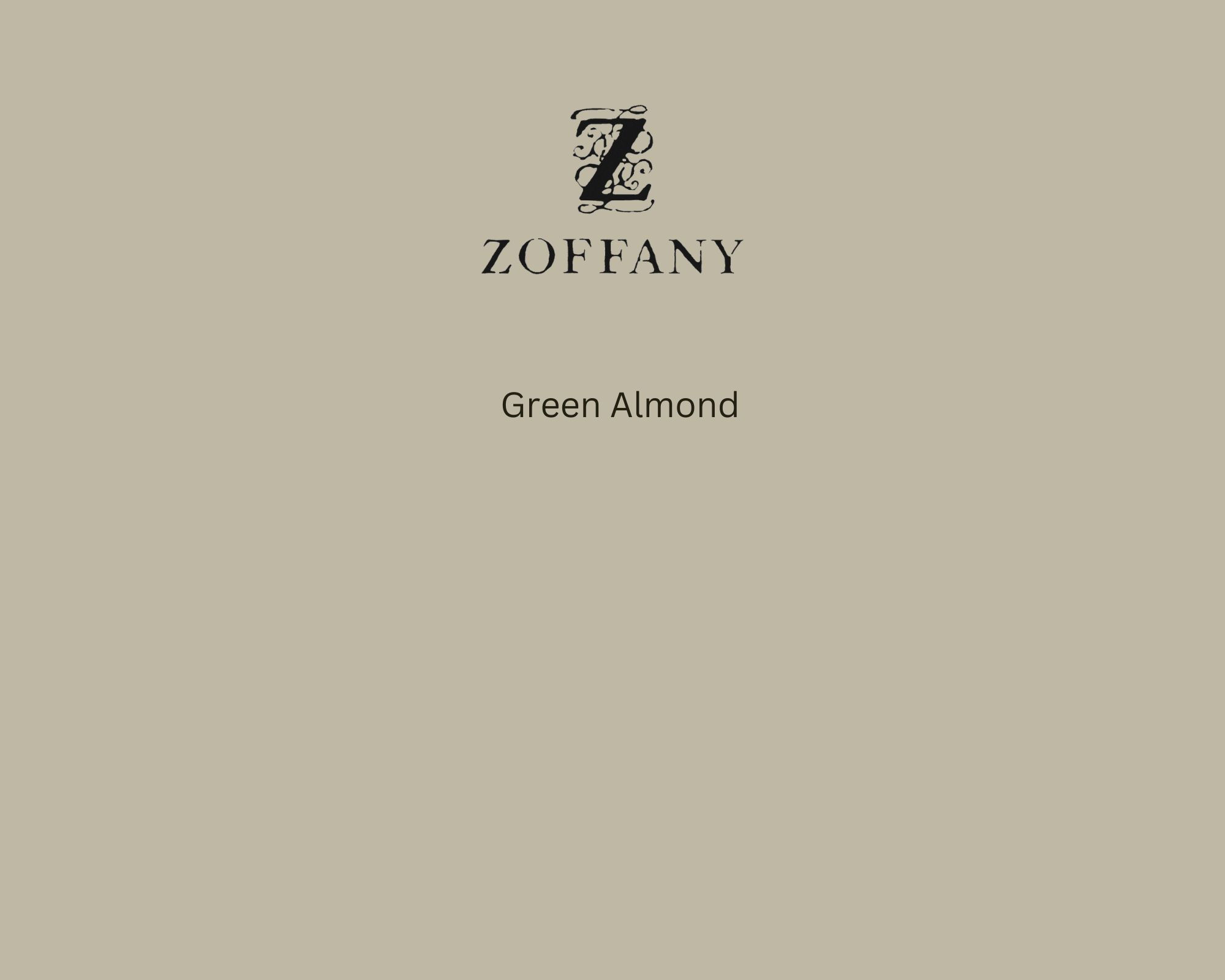 Zoffany Green Almond Paint Swatch - Pure Paint