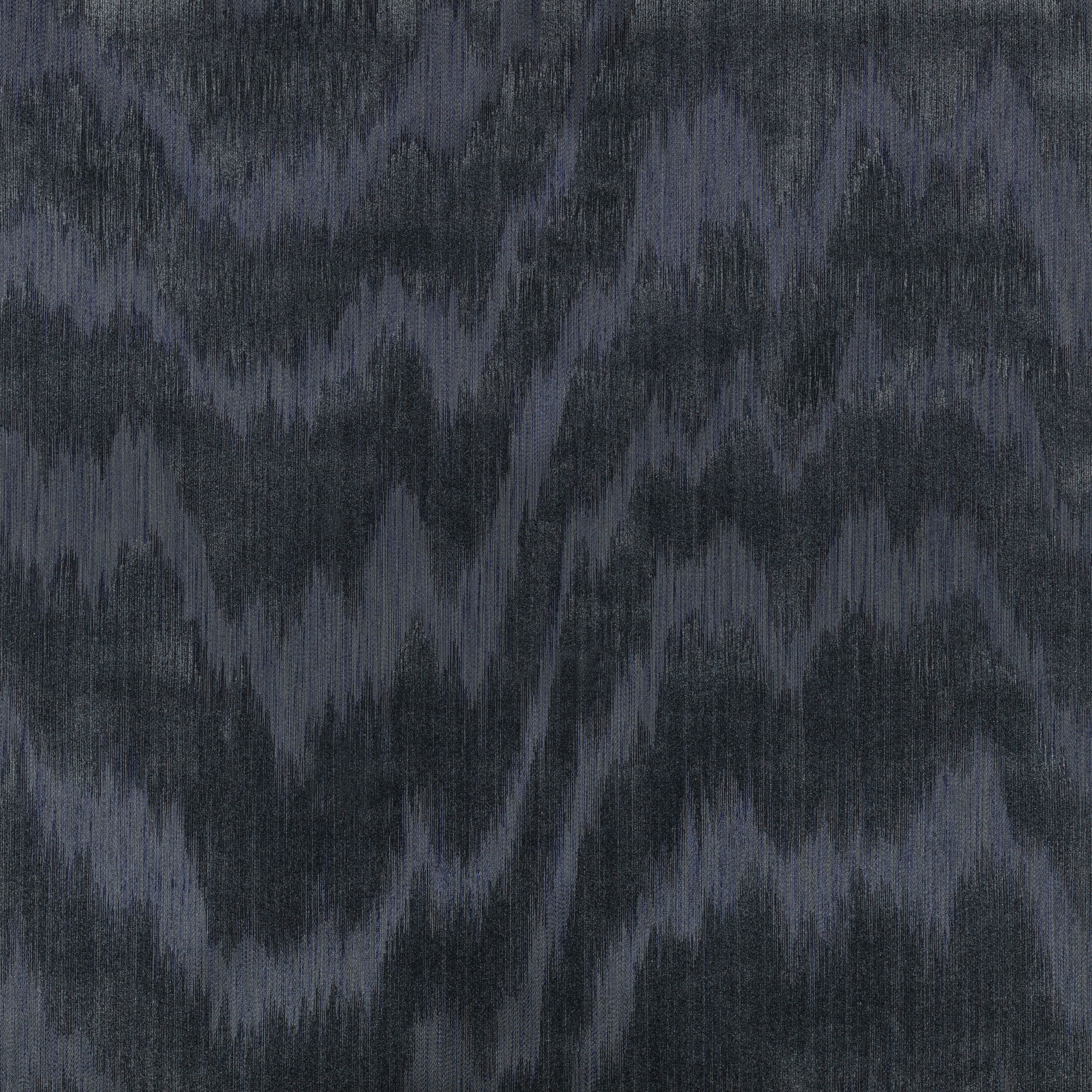 Mizu Wallcovering Shadow W965/03 by Black Edition – dark textured velvet flock wallpaper