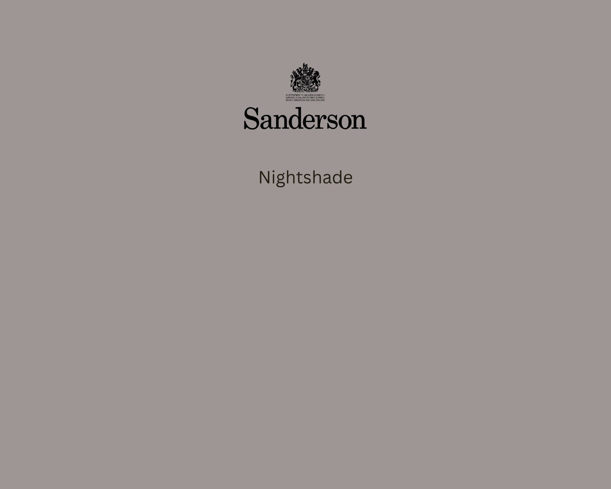 Sanderson Nightshade Paint Swatch - Pure Paint