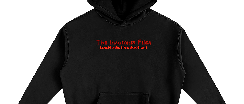 Insomnia files Oversize Fleeced Hoodie