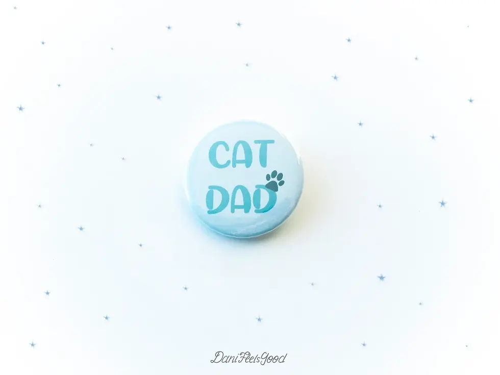 Cat Dad Pin