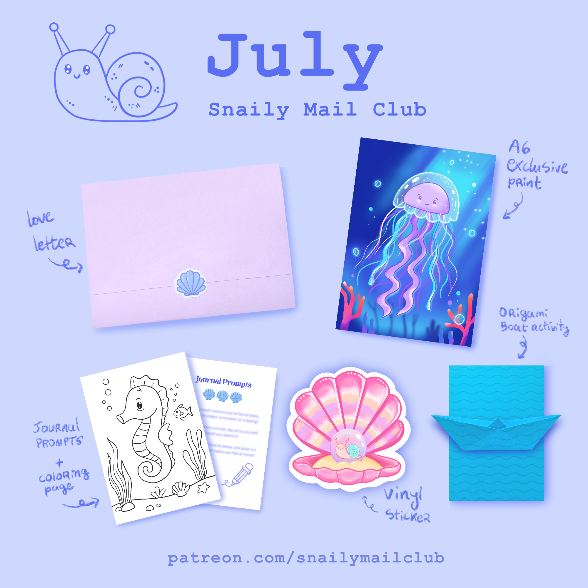 Snaily Mail Club #8 - July 2026