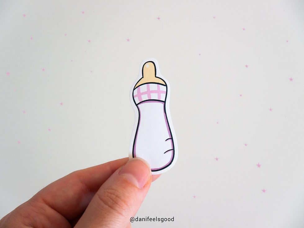 Thumbnail: Newborn Baby Girl - Pack of 11 Stickers