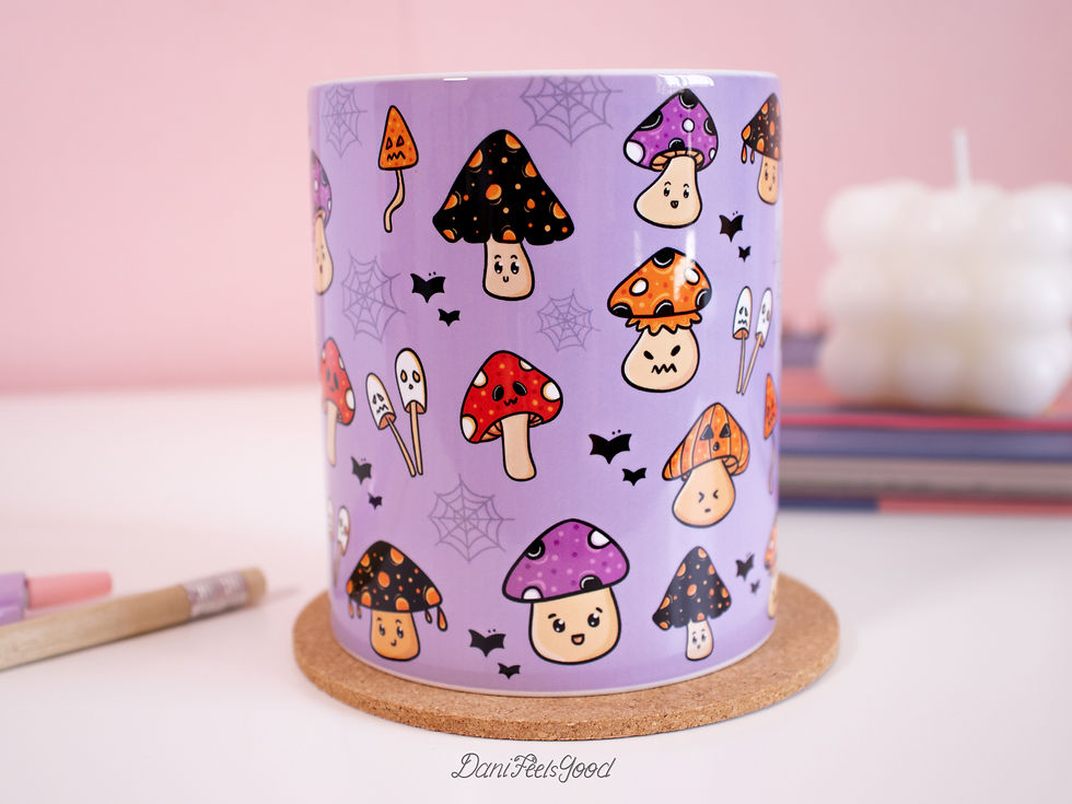 Thumbnail: Halloween Mushroom Mug