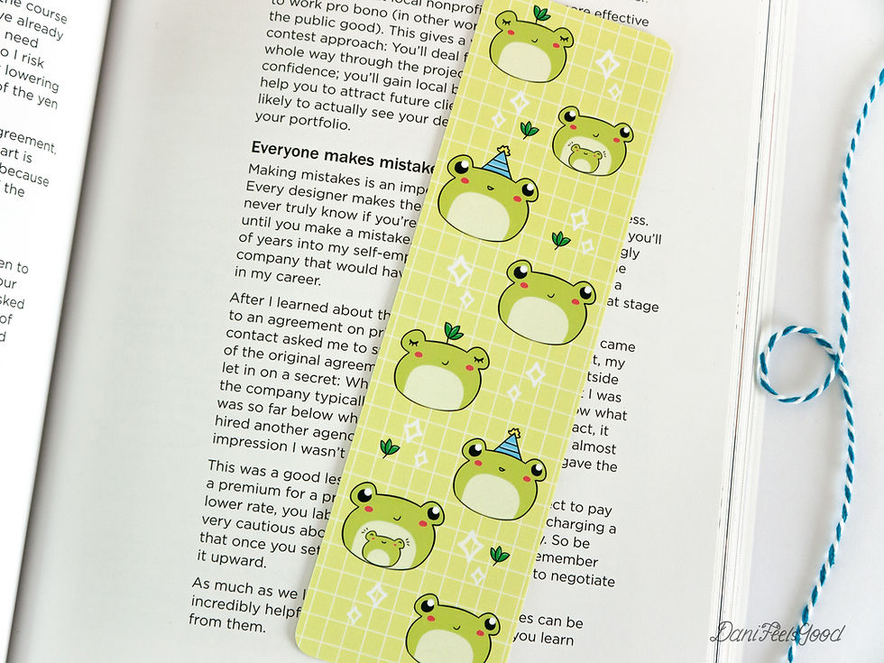 Cute Froggie Bookmark