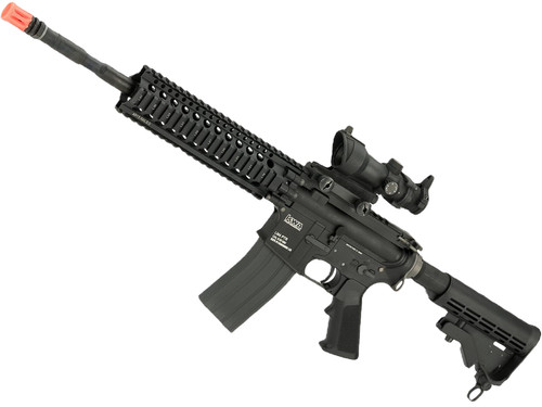 Custom KWA LM4 Gas Blowback Rifle with Madbull Daniel Defense AR15 Lite ...
