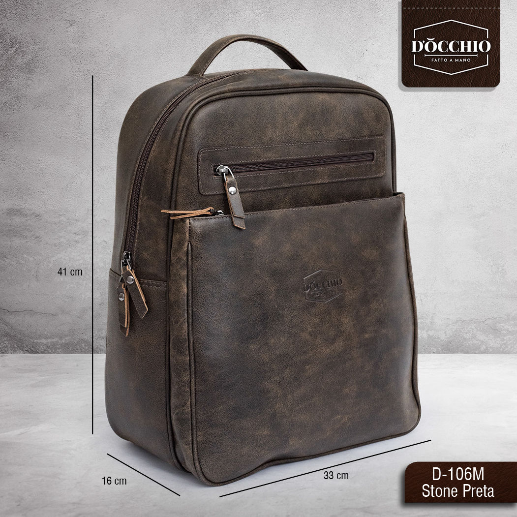 MOCHILA EM COURO / D106-M