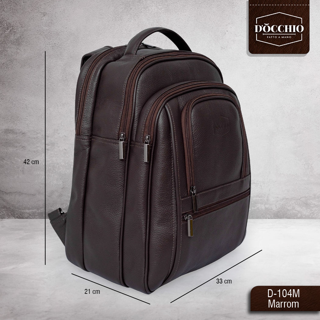MOCHILA EM COURO / D104-M