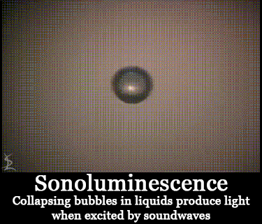Sono-Luminescence "Star in a Jar"