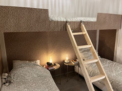 Slaapkamer met stapelbed