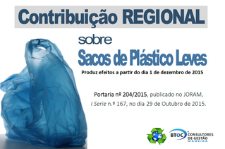 Contribuição Regional sobre Sacos de Plástico Leves