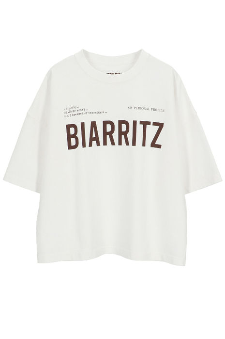 upper hight  （ロゴTシャツ)