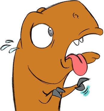 Dino wants some juice
