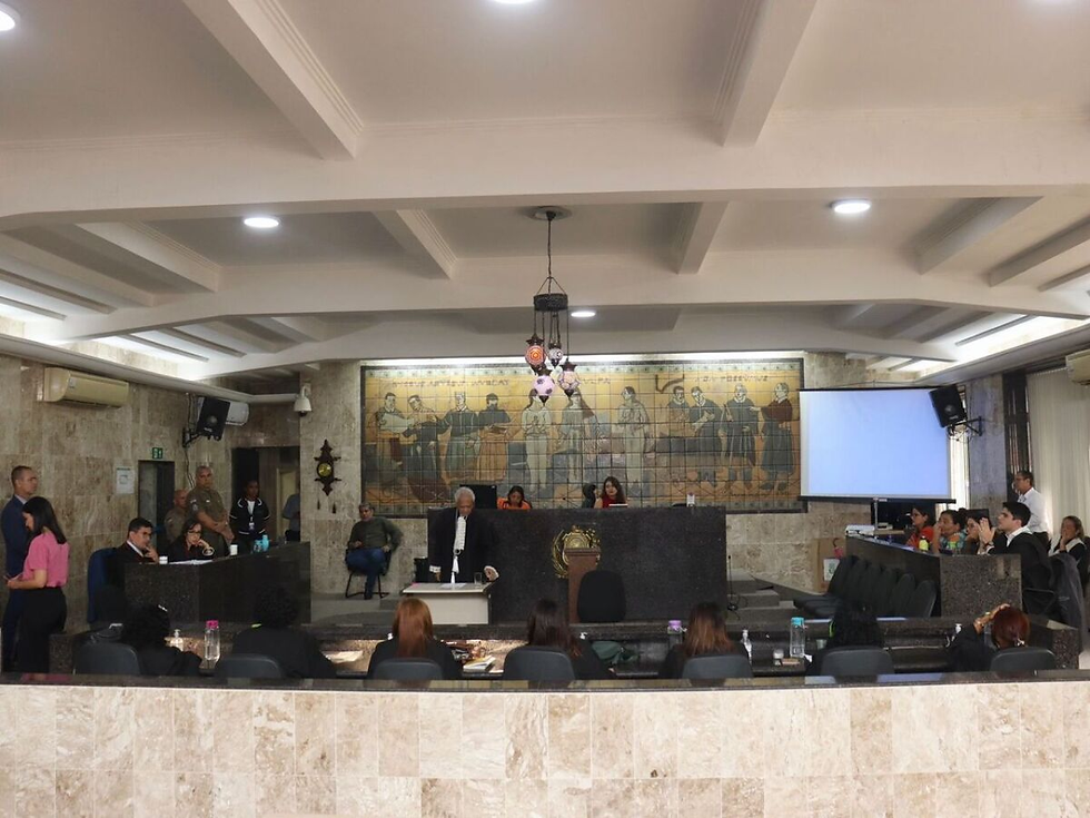 Júri Popular do caso da Chacina de Poção, no Fórum Thomaz de Aquino - Foto: Júnior Soares/Arquivo Folha de Pernambuco.