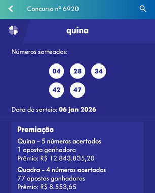 Aposta simples feita em Arcoverde leva quase R$ 13 milhões na Quina e movimenta o Sertão pernambucano