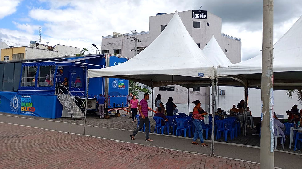 Em Arcoverde, a Carreta chega acompanhada de uma ação local, ampliando o alcance da iniciativa. (Foto: Juliano César).