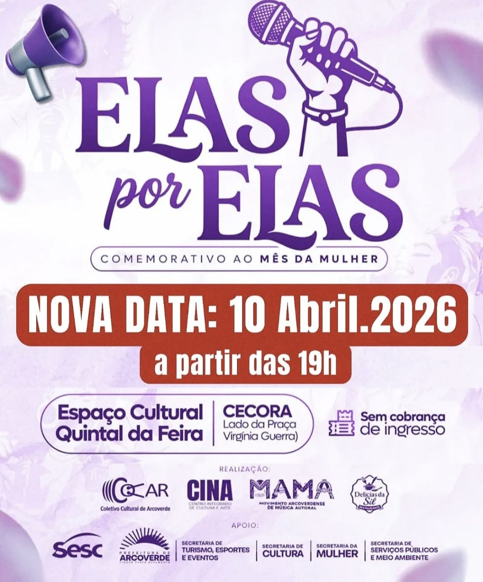 "Elas por Elas" celebra as mulheres na noite desta sexta-feira (10) em Arcoverde