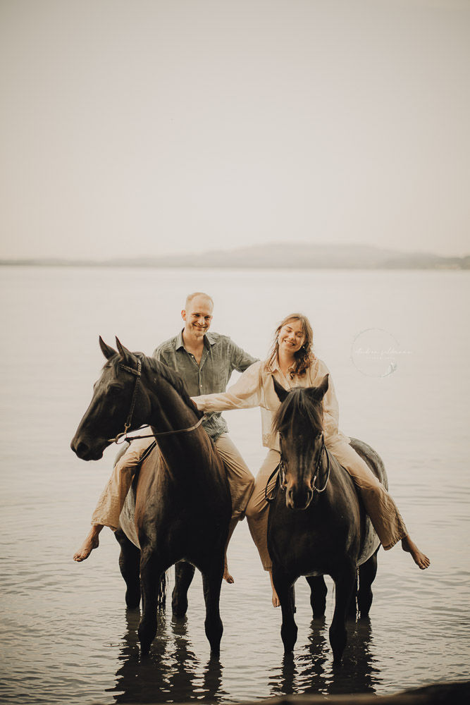 Paarfotos mit Pferd