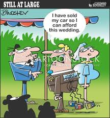 Alexander City, AL Wedding Cost funny cartoon