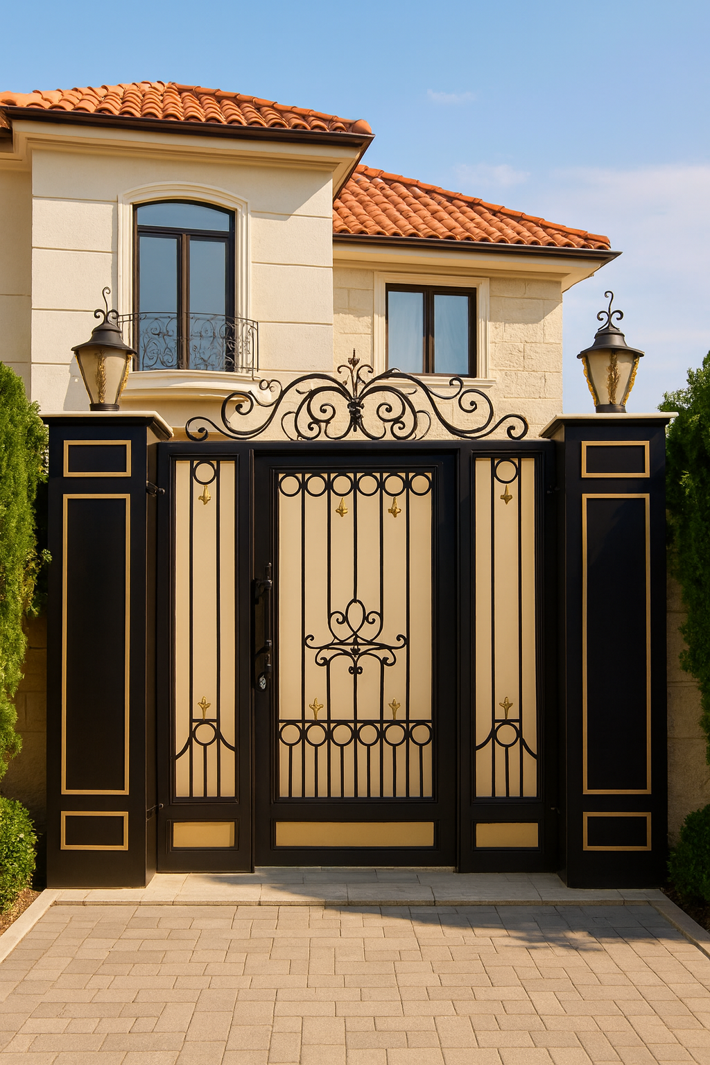 Aurum Gate Ferforje Bahçe Kapısı