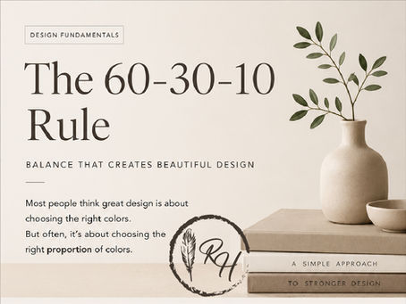 The 60-30-10 Rule: A Simple Way to Create a More Balanced Brand Design