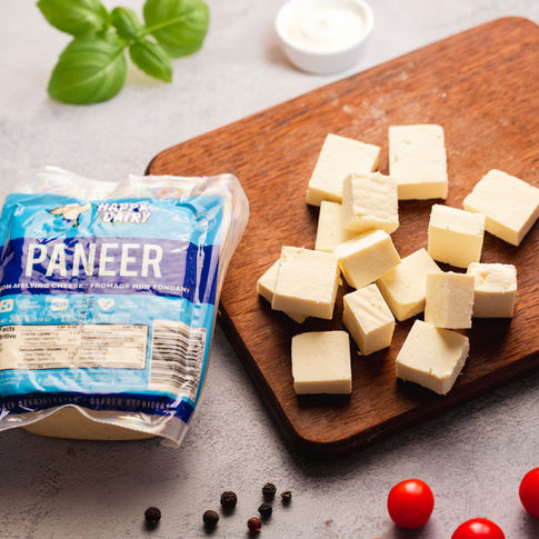 Influencer enjoying Happy Dairy product, part of a social media marketing collaboration