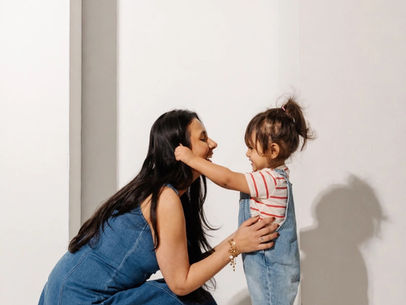 Vishakha Sodha with her daughter Shay