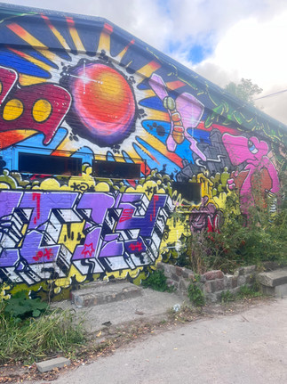 Murales a Christiania Copenaghen