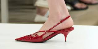 Sling-back con cinturini incrociati