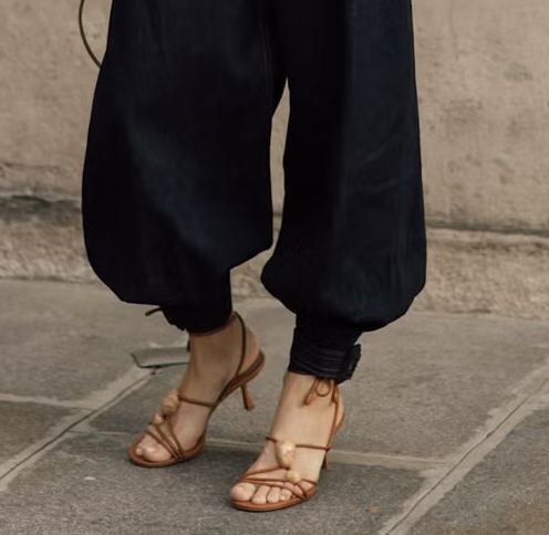 Sandali con cinturini sottili