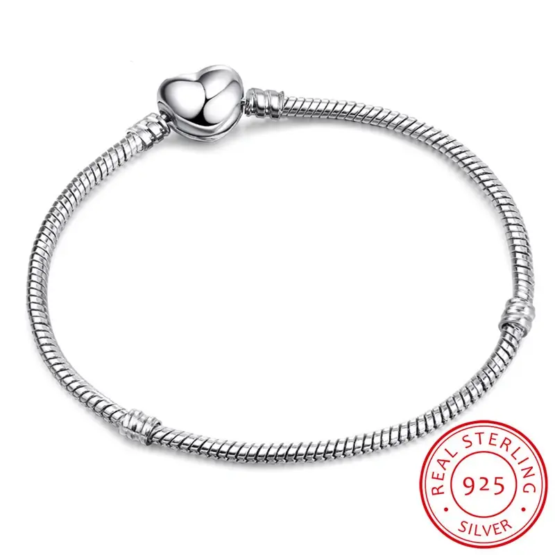 Miniatura: Pulseira Feminina em Prata 925 Compatível com Berloques
