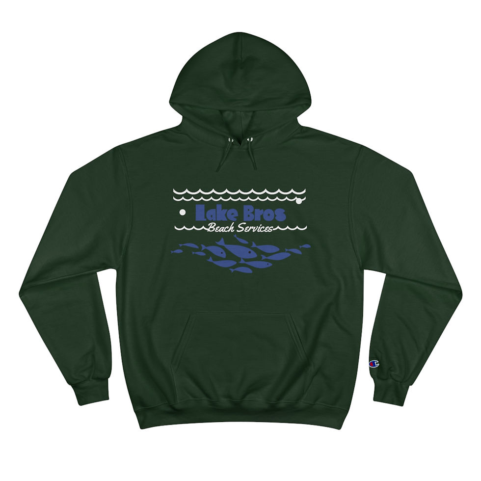 Thumbnail: Lake Bros Beach Services Hoodie -Champion Sweatshirt