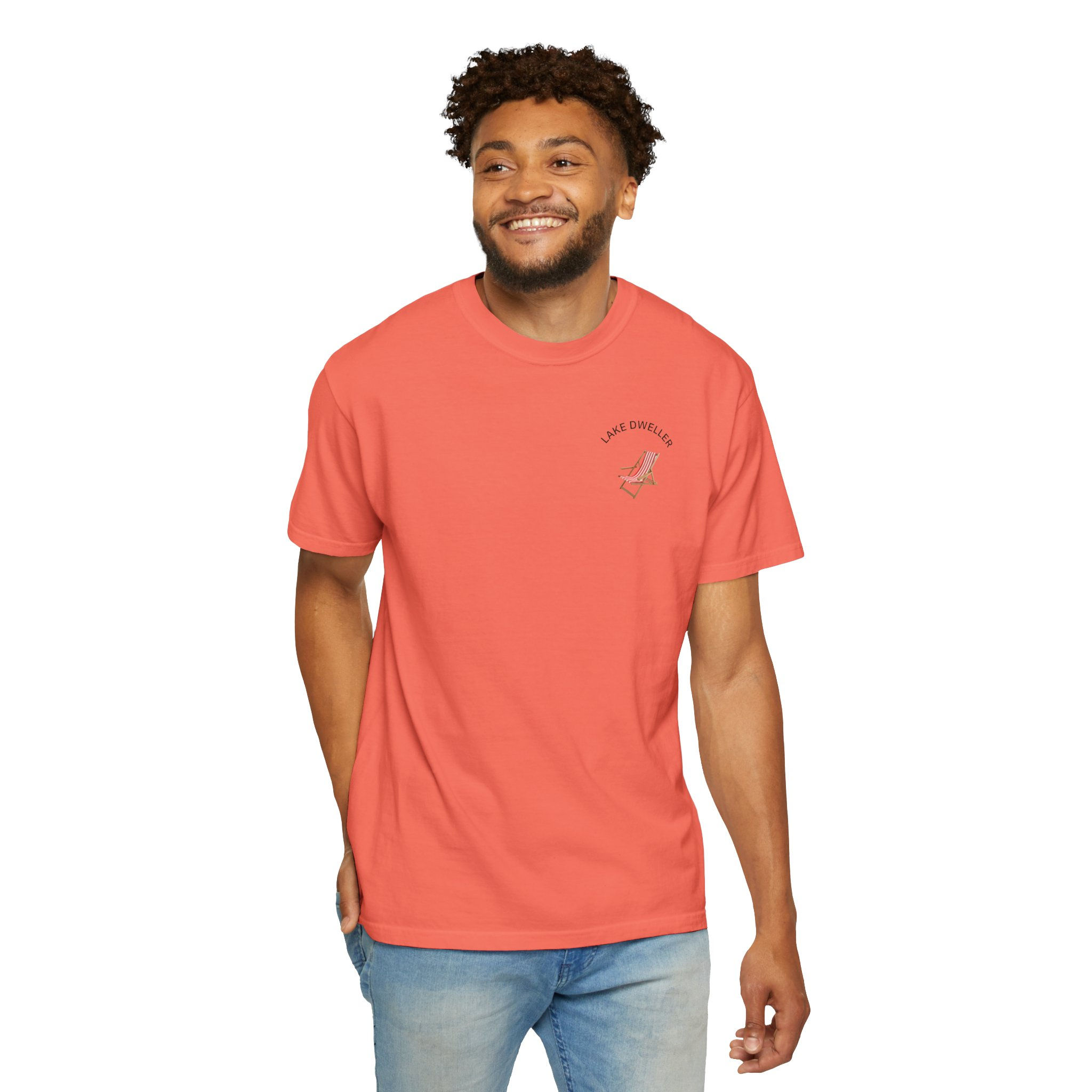 Lake Dweller Unisex Garment-Dyed T-shirt - Perfect for Outdoor Lovers