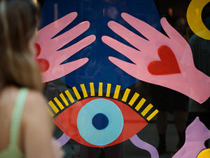 Commissioned by VANS Europe to create three pieces for their Athens Stores