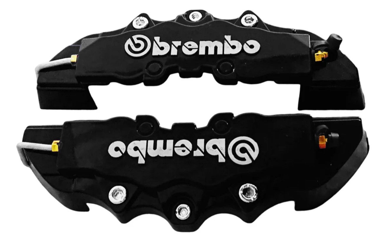 Par Cubre Caliper Brembo 24 Cm Mediano Negro
